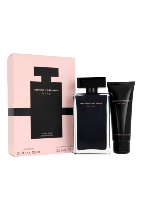 Set Narciso Rodriguez For Her Edt 100ml + Body Lotion 75ml