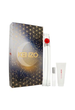 Set Kenzo Flower By Kenzo Edp 100ml + Body Milk 75ml + Edp 10ml