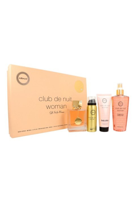 Zestaw Armaf Club de Nuit Edp 105ml + Body Spray 50ml + Body Lotion 100ml + Body Mist 250ml