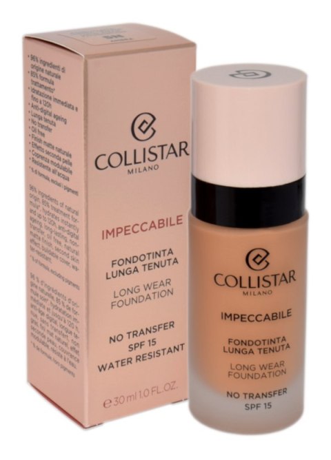 Collistar Impeccabile Long Wear Foundation Spf 15 5N - Amber 30ml