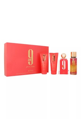 Zestaw Afnan 9am Pour Femme Edp 100ml + Shower Gel 100ml + Body Mist 150ml + Body Lotion 100ml