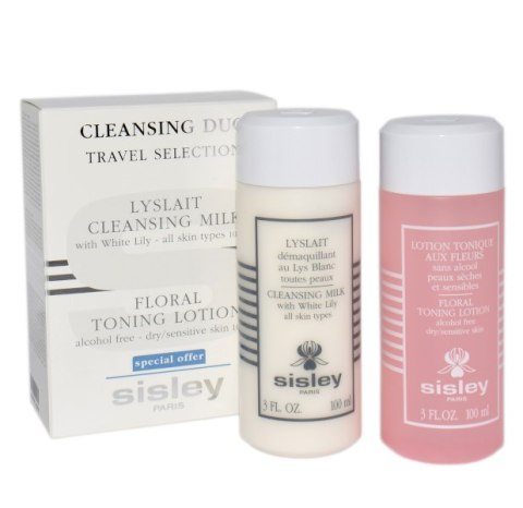 Zestaw Sisley Duo Demaquillant Cleansing Milk With White Lily 100ml + Floral Toning Lotion 100ml